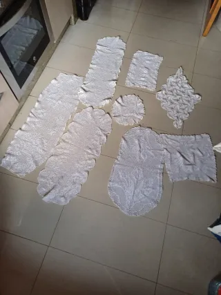 Pañitos de ganchillo hechos a mano