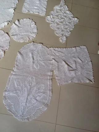 Pañitos de ganchillo hechos a mano