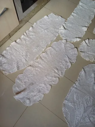 Pañitos de ganchillo hechos a mano