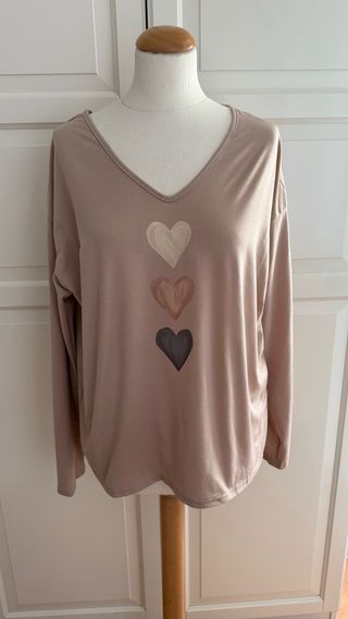 Camiseta Corazones Talla XXXL