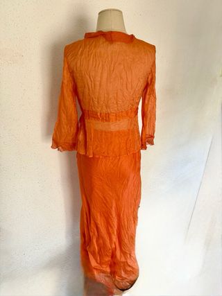 Conjunto Massimo Dutti naranja