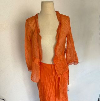 Conjunto Massimo Dutti naranja