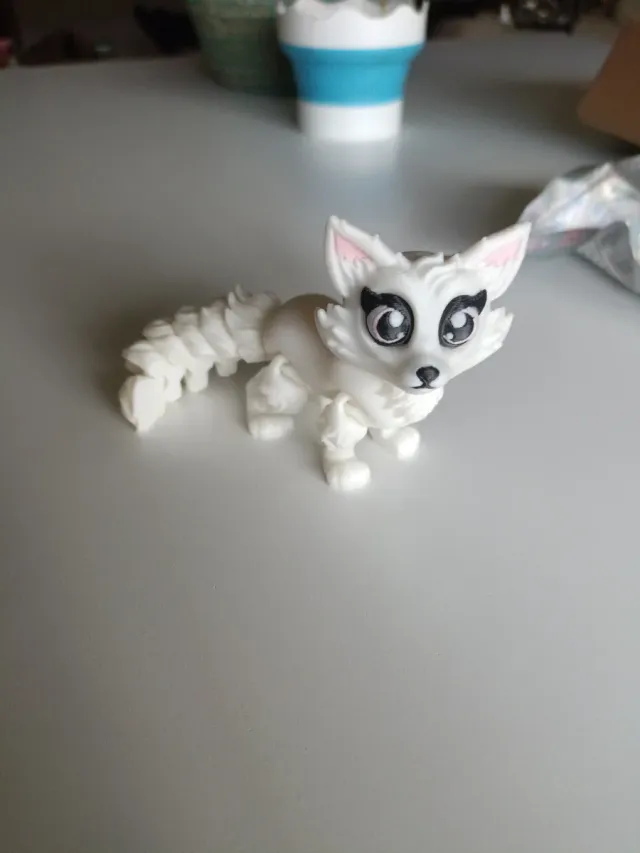 Figura Zorro Blanco 3D