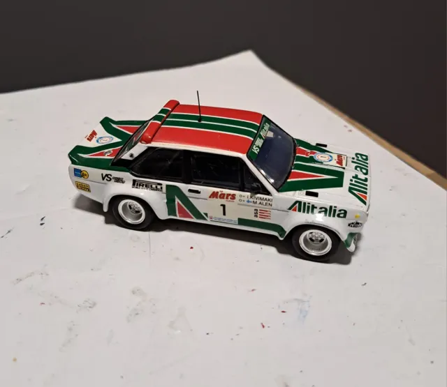 Miniatura Coche Rally Fiat 131 Alitalia