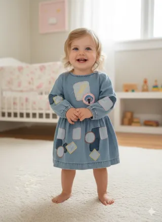 Abito in jeans Stella McCartney 12 mesi