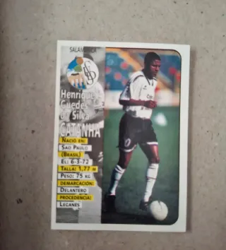 Cromo liga 98-99 Catanha fichaje 434 SIN PEGAR