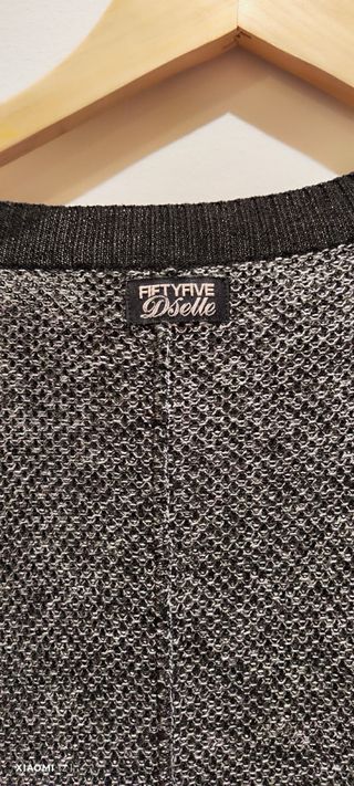 Chaqueta punto doble botonadura mujer