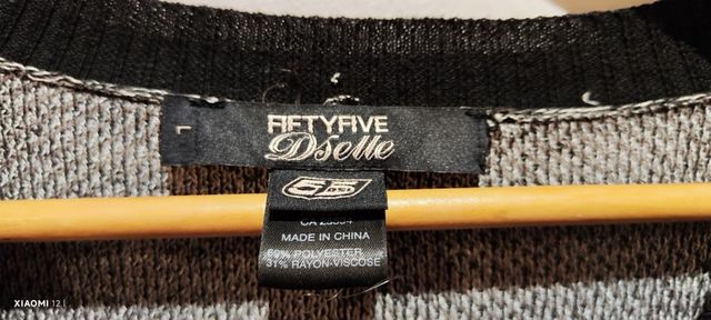 Chaqueta punto doble botonadura mujer