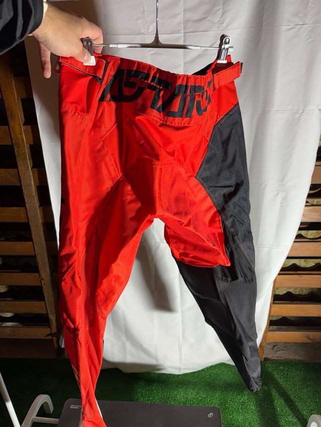Traje Motocross Alpinestars Rojo y Negro