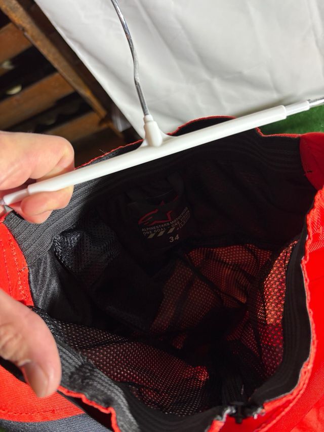 Traje Motocross Alpinestars Rojo y Negro