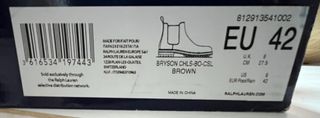 Botas Polo Ralph Lauren ante marrón Talla 42