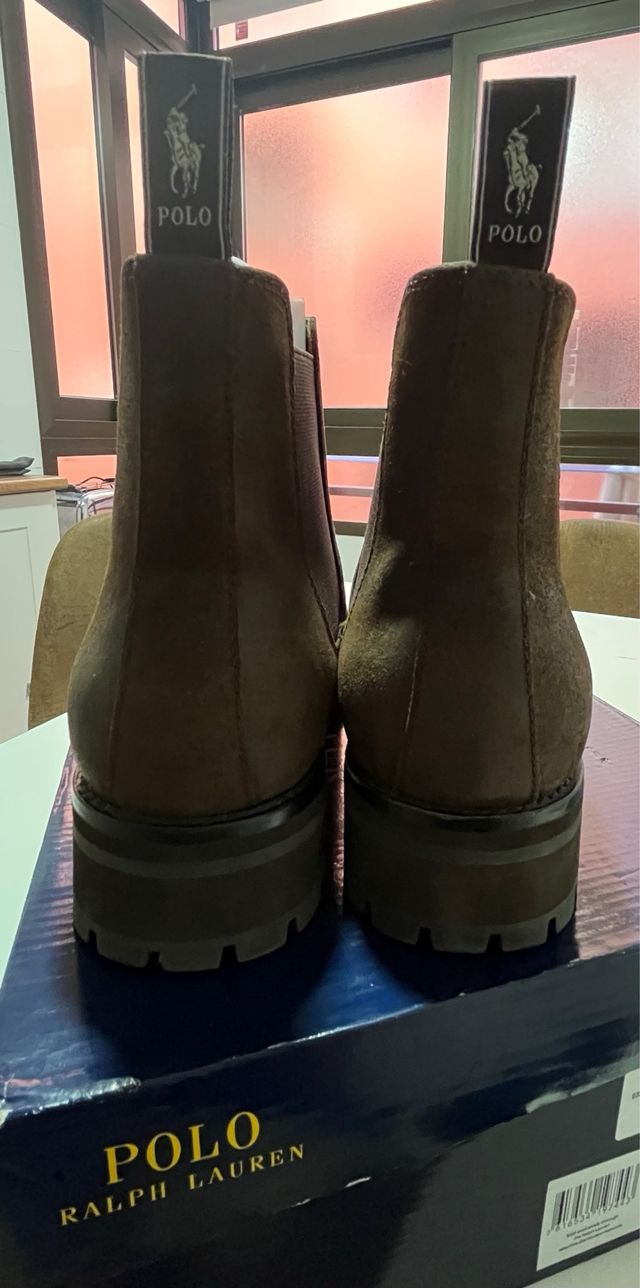 Botas Polo Ralph Lauren ante marrón Talla 42