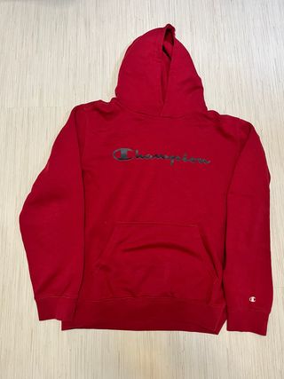 Sudadera Champion Roja Big Logo