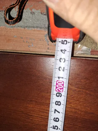 Puerta madera maciza nueva 203.5x62.5