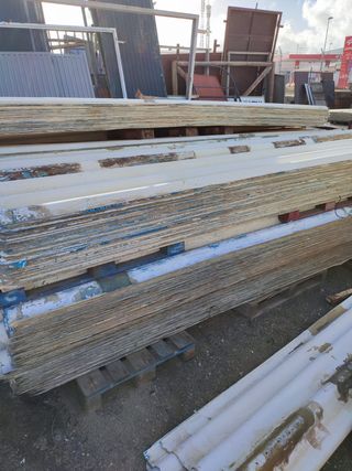 Chapas de poliéster para tejado