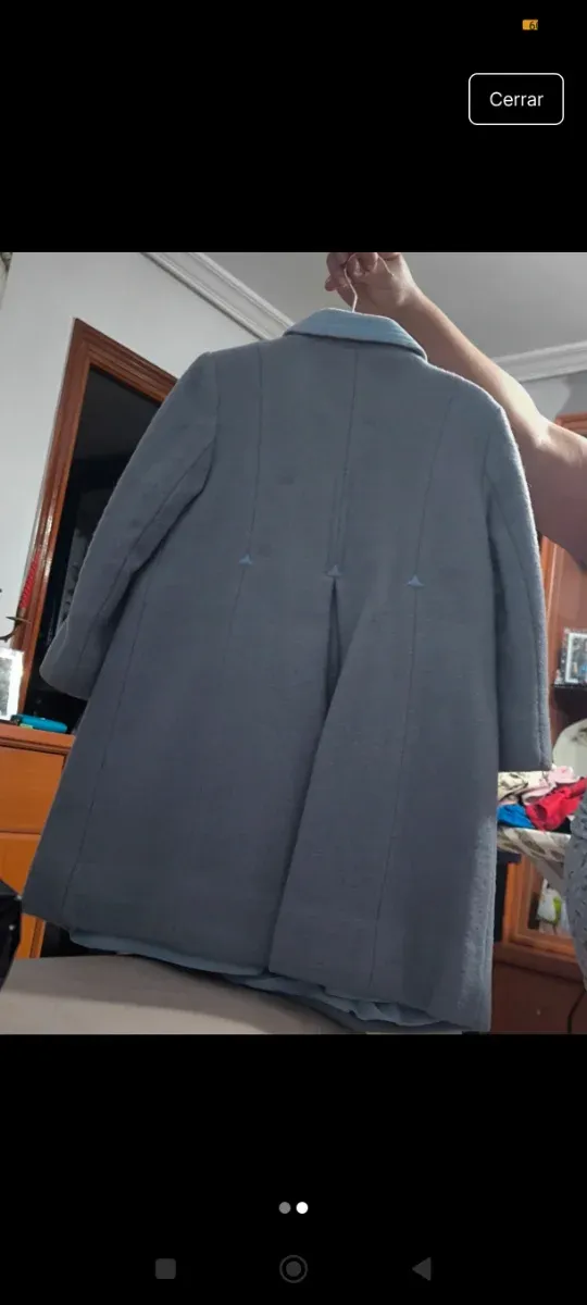 Abrigo infantil niño azul