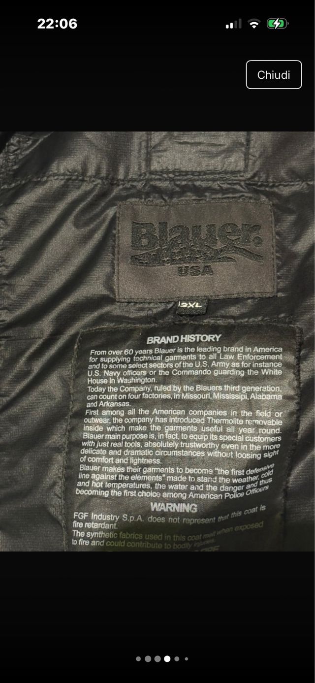 Blauer Modello WAWE Giacca Nera