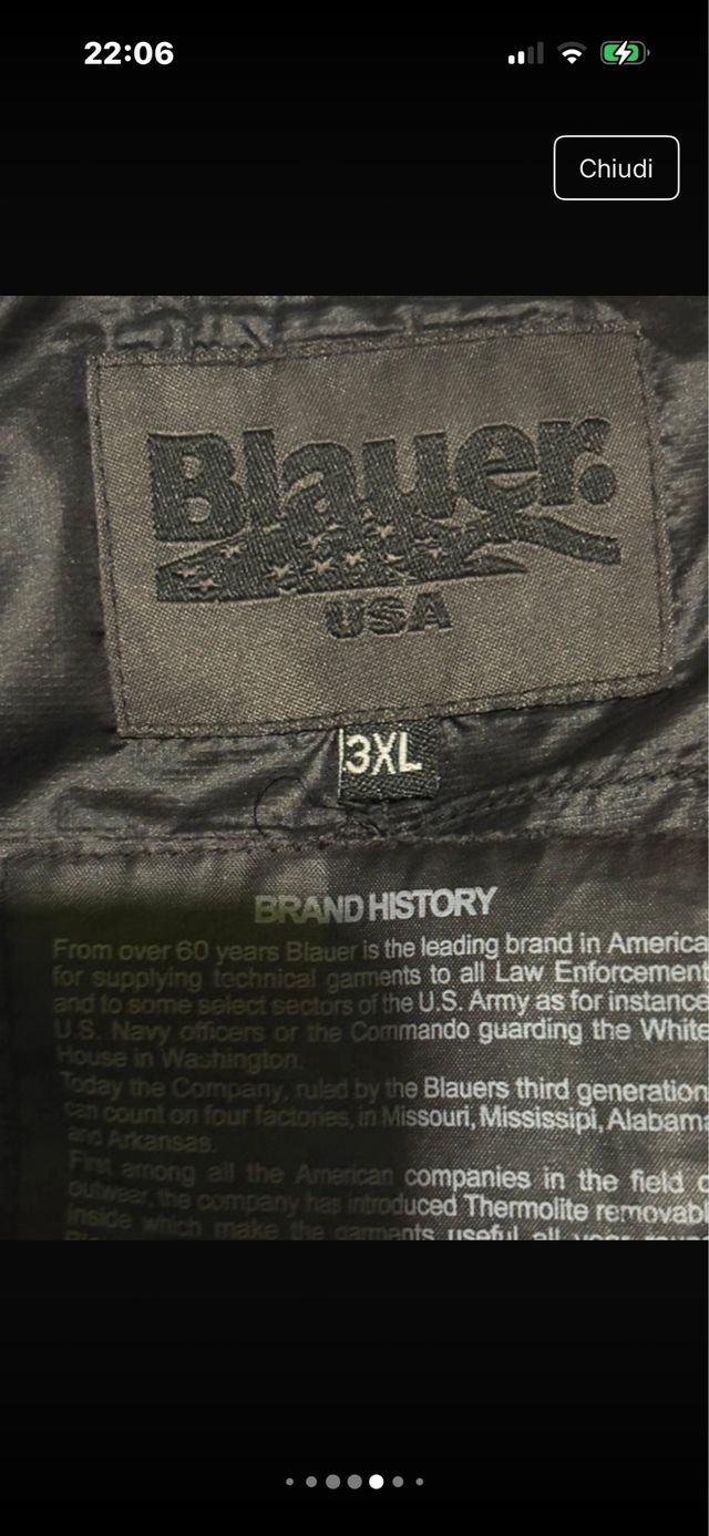 Blauer Modello WAWE Giacca Nera