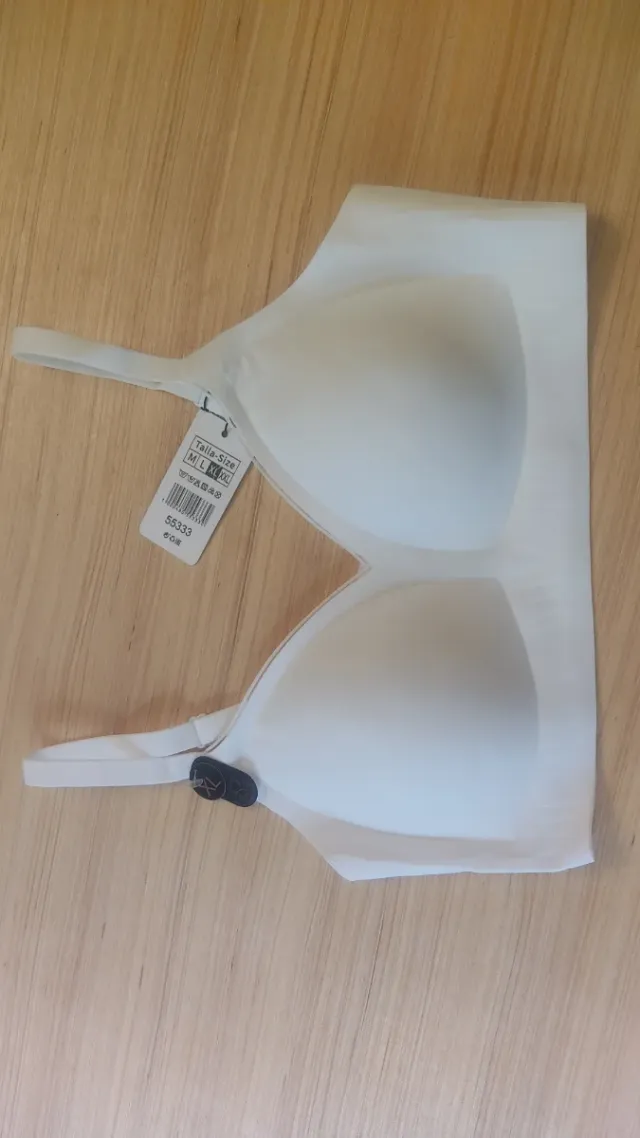 Sujetador blanco talla única