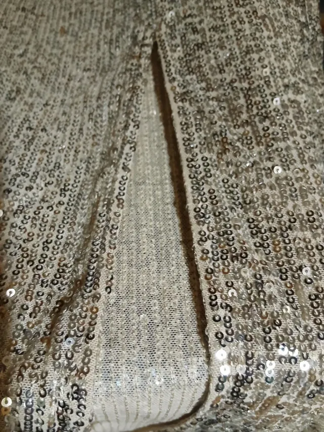 Falda Lentejuelas Larga Talla M H&M