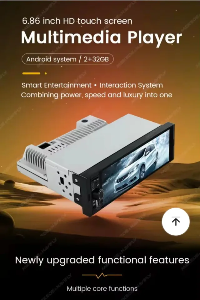 Radio Coche GPS CarPlay Android Auto