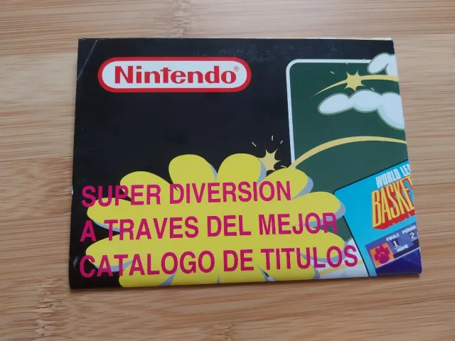 POSTER DE JUEGOS SUPER NINTENDO PAL ESPAÑA