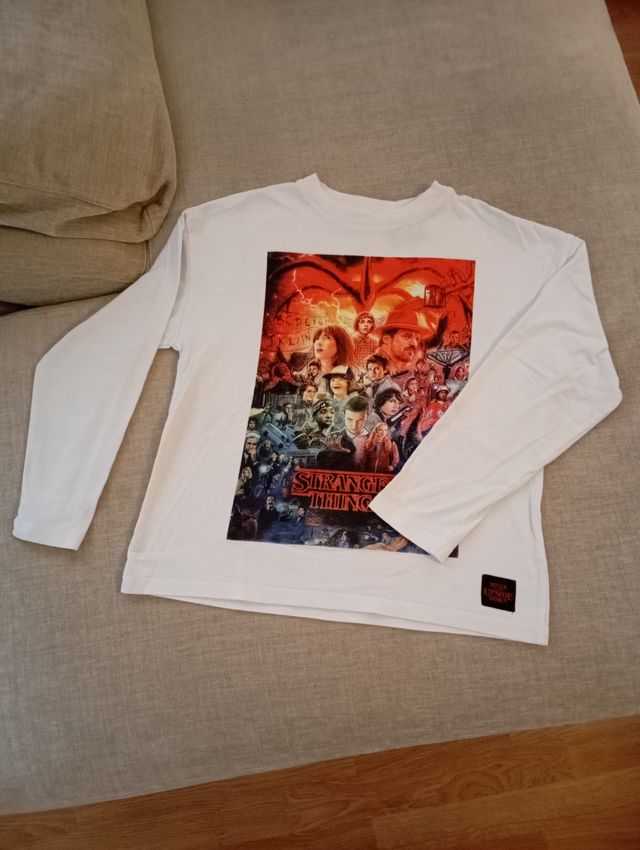 Camiseta Stranger Things Zara Talla 13-14