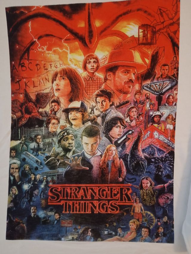 Camiseta Stranger Things Zara Talla 13-14