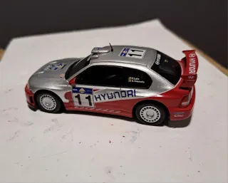 Miniatura Coche Rally Hyundai WRC