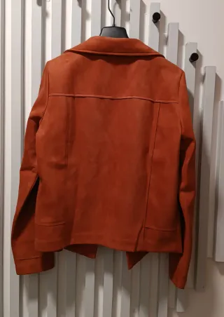 Cazadora Sfera antelina color teja Talla S