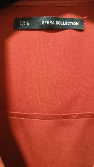 Cazadora Sfera antelina color teja Talla S