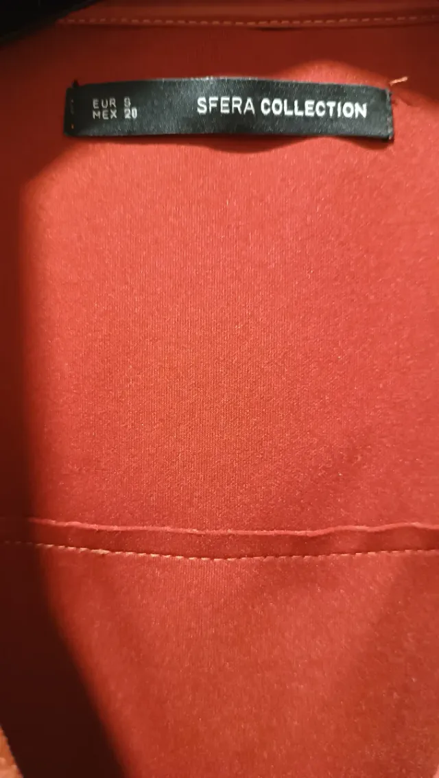 Cazadora Sfera antelina color teja Talla S