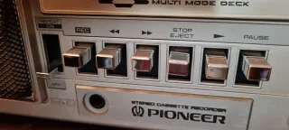 Radio Casete Pioneer Plata