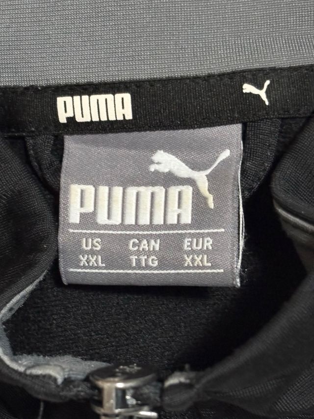 Felpa Tuta Puma Grigia e Nera