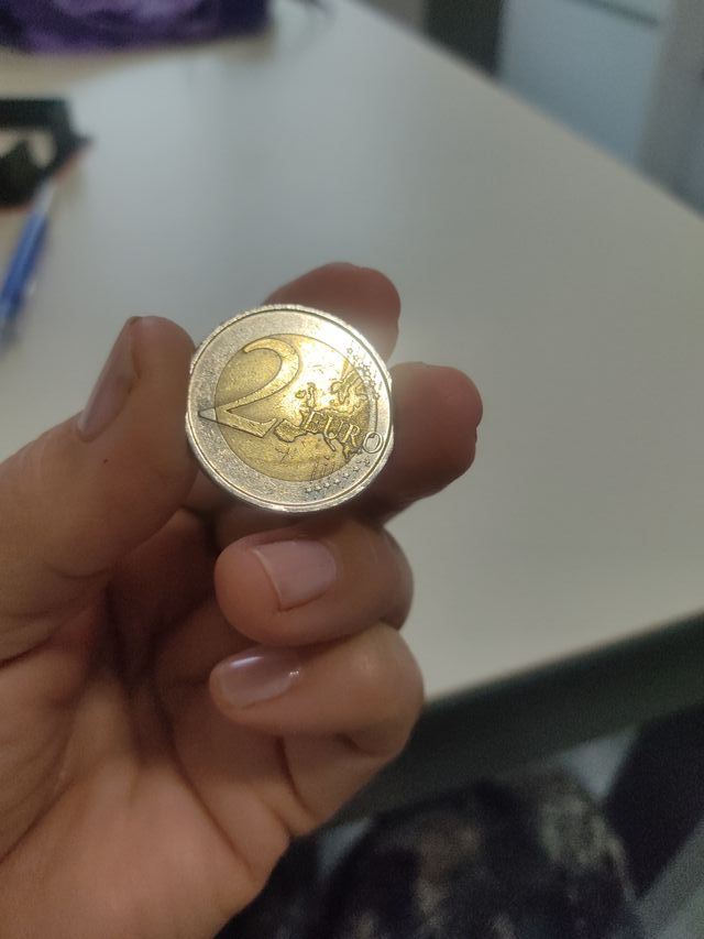 Moneda conmemorativa de 2 Euros España.