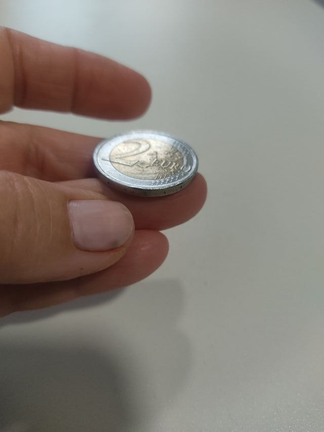 Moneda conmemorativa de 2 Euros España.