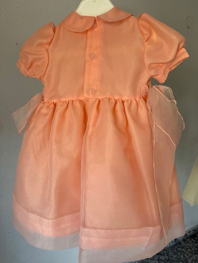 Vestido niña coral para eventos