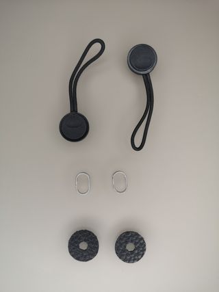 Tracolla fotocamera sgancio rapido blu