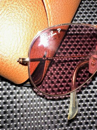 Gafas Ray Ban Polarizadas Doradas Marrones