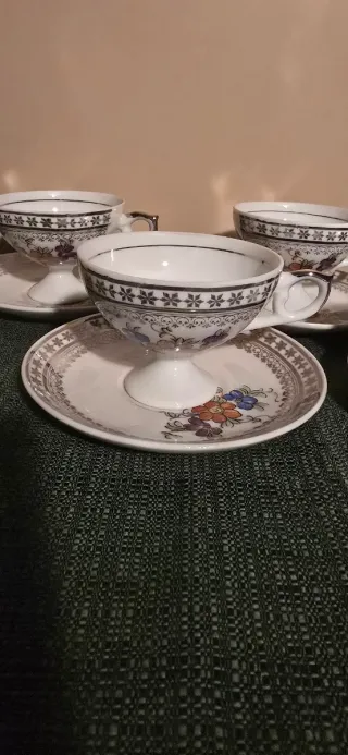 Set 5 Tazzine Caffè Bavaria Porcellana