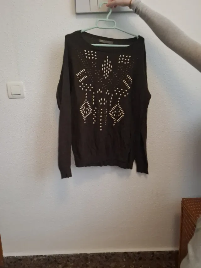 Sudadera Sfera Casual Negra Talla M