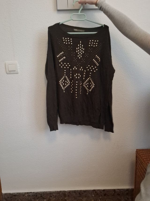 Sudadera Sfera Casual Negra Talla M