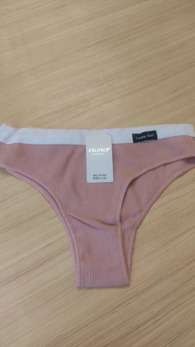 Braguita Ouno Rosa y Blanca Talla L-XL