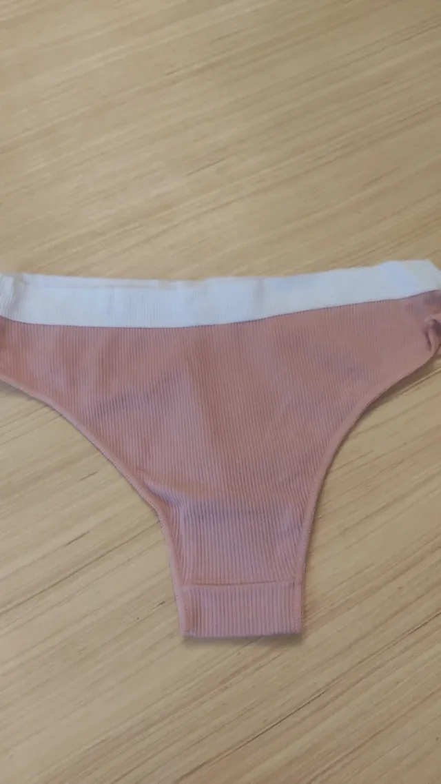 Braguita Ouno Rosa y Blanca Talla L-XL