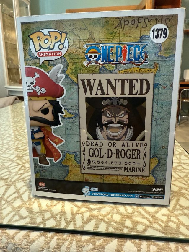 Funko Pop! Gol D. Roger 1379 Wanted poster 