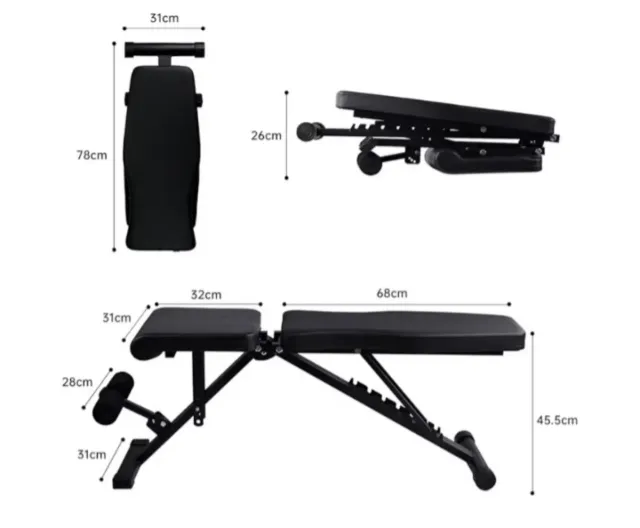 Banco de musculación ajustable