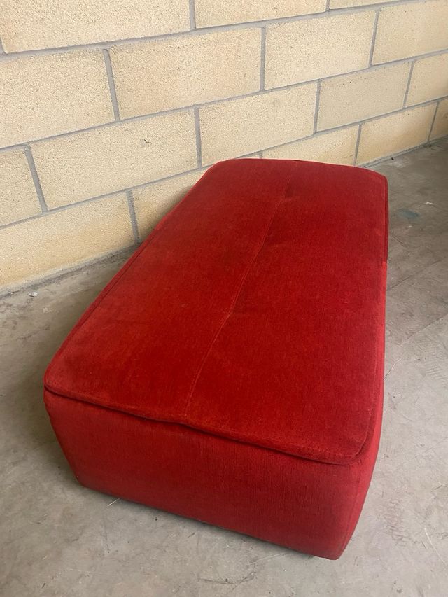 Puff sofa rectangular de calidad 95x50x35cm