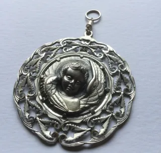 Ciondolo/Medaglione Ottaviani in Argento 925