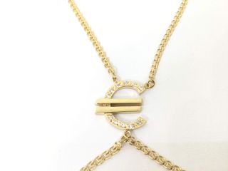 manita oro 18k con piedra con circonita