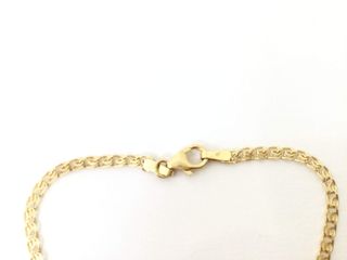 manita oro 18k con piedra con circonita